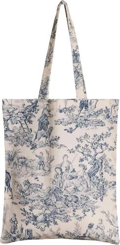Vista 35 de Maison d' Hermine Bolsa de mano para mujer, 100% algodón, reutilizable, para compras, perfecta para primavera y verano
