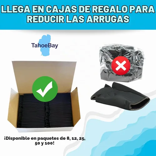 Vista 4 de TahoeBay Blank - Fundas enfriadoras de latas a granel, 12 onzas, paquete de Negro