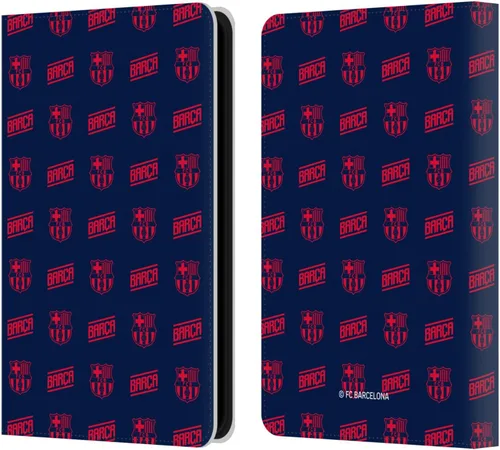 Vista 22 de Head Case Designs Funda de piel con licencia oficial del FC Barcelona Barca Crest Graphics compatible con Kindle Paperwhite 5 (2021)
