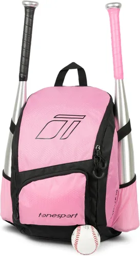 Vista 9 de Tonesport, Bolsa de Béisbol - Mochila para Béisbol, Sóftbol, T-Ball - Bolsa de Bate para Adultos y Jóvenes