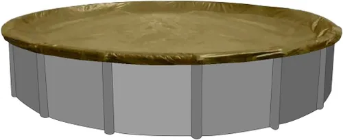 Vista 9 de Supreme Plus - Cubierta de piscina de invierno para piscinas redondas sobre el suelo de 12 pies Verde/Negro Fácil de instalar, protección UV