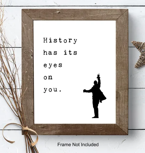 Vista 8 de Cita – Mercancía musical – Mercancía de Broadway Play – Regalo inspirador para los fanáticos de la historia estadounidense – Decoración motivacional
