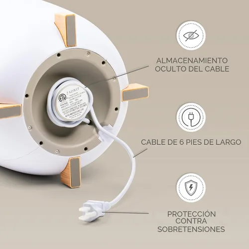 Vista 3 de Zadro Calentador de Toallas Calientes Grande con Temporizador Cubo Calentador de Toallas Eléctrico para Baño con Apagado Automático Calentador