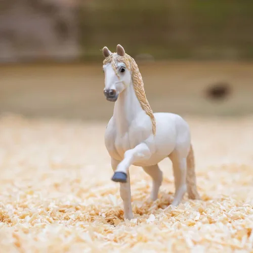 Vista 4 de Safari Ltd. Figurina de Semental Andaluz - Figura Modelo de Plástico Detallada de 4.5" - Juguete de Juego Educativo Divertido para Niños, Niñas