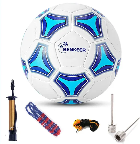 Vista 2 de Balones de fútbol que brillan en la oscuridad, tamaño 3/4/5, regalos de fútbol para niños, jóvenes y adultos, pelotas de fútbol tradicionales..