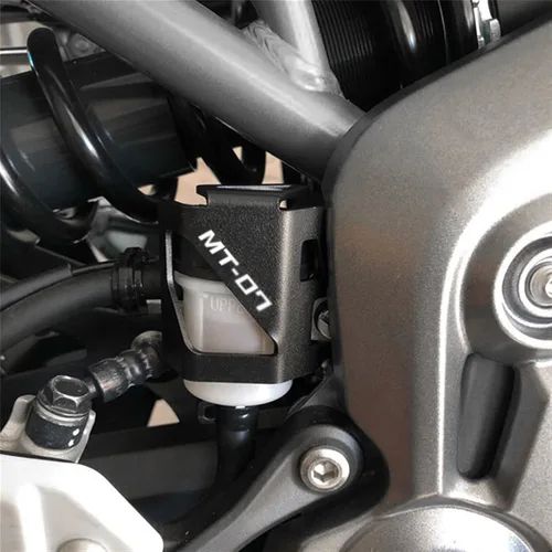 Vista 3 de Marcos protectores para Yamaha MT07 MT09 FZ07 FZ09 FZ 07 09 MT 07 09 2015-2020 2021 motocicleta CNC cubierta de depósito de líquido de freno trasero