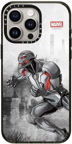 Vista 119 de CASETiFY Funda para iPhone Air, compatible con MagSafe Marvel VS CoLab Protección contra caídas de grado militar 4x de 8.2 pies Funda Capitán