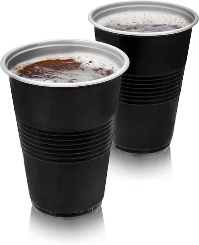 Vista 10 de TRUE Vasos de plástico para cócteles, refrescos, café helado, té helado, pong de cerveza, vasos desechables para fiesta de cumpleaños, noches