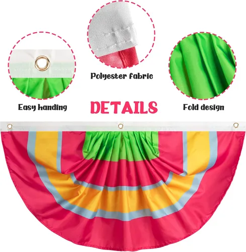 Vista 3 de 8 banderas de banderín de serape para fiesta, 3 x 1.5 pies, bandera de fanáticos del Cinco de Mayo, bandera de fanáticos de fiesta para festivales