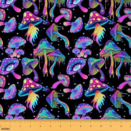 Vista 10 de Boho by The Yard, tela de tapicería azteca – Tela de rayas geométricas bohemias para interiores y exteriores, para niños y adultos, blanco y negro