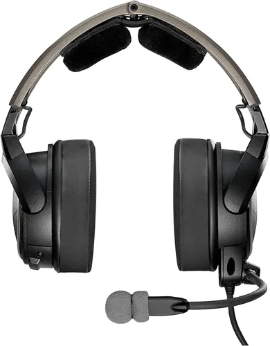 Vista 8 de SOULWIT Almohadillas de refrigeración para auriculares Bose Aviation X A10/A20, cojines con espuma de aislamiento de ruido de alta densidad - Negro