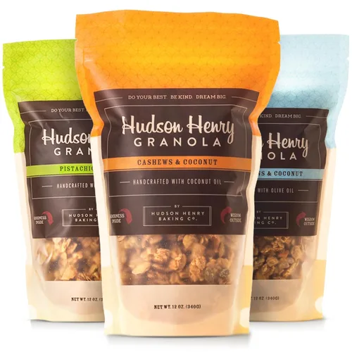 Vista 20 de Hudson Henry Granola, arce, pecana y coco, paquete de 12 onzas, paquete de 3, proyecto verificado sin OMG