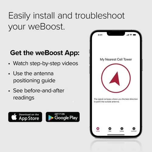 Vista 2 de weBoost Drive X RV - Kit de refuerzo de señal de teléfono celular Impulsa 5G y 4G LTE para todos los operadores de EE. UU. y Canadá - Verizon