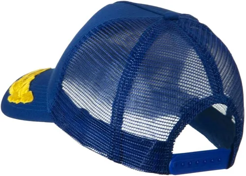 Vista 17 de e4Hats.com Tapa de parche de hojas de roble dorado con malla de 5 paneles