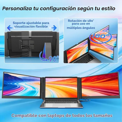Vista 7 de Teamgee Extensor de pantalla portátil IPS Monitor portátil 15.6