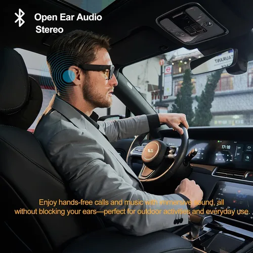 Vista 3 de OHO - Lentes inteligentes ultraligeros 4K, chat AI y traducción en tiempo real, compatible con aplicaciones OHO, grabación mientras se carga, lente
