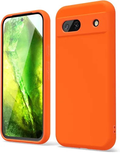 Vista 37 de oakxco para Google Pixel 6A Funda de teléfono de silicona líquida, diseño estético lindo y delgado para mujer y niña, cubierta de gel suave, lisa