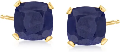 Vista 7 de Ross-Simons Gemstone Martini Stud Earrings in 14kt Yellow Gold
