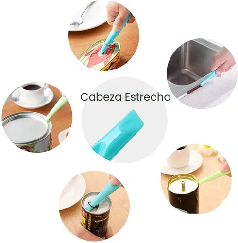 Vista 7 de WoLover Herramienta raspadora de etiquetas adhesivas de limpieza de 3 piezas para removedor de etiquetas, removedor de encías Herramienta