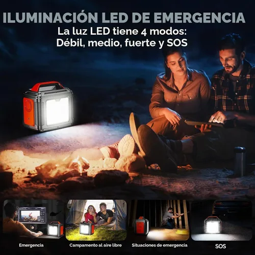 Vista 6 de Powerbank 300W Power Station 296Wh Generador Solar Panel 60W