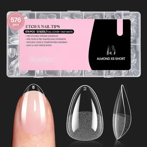 Vista 23 de Beetles - Pegamento de uñas súper fuerte de 0.35 onzas para uñas a presión, no necesita lámpara UV Pegamento de uñas semisólido de secado rápido