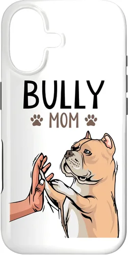 Vista 32 de Funda para iPhone 13 Pro Max American Bully Mom Dog Mama Dog Dog Holder
