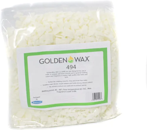 Vista 5 de Golden Wax Soja para derretir 494, 6.6 lbs, Blanco