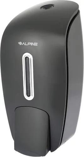 Vista 4 de Alpine Industries - Dispensador manual de jabón para pared, dispensador de jabón comercial montado en la pared para jabón líquido y desinfectante