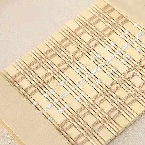 Vista 3 de LETAU Persianas romanas de madera sin cordón, sin taladro, sin herramientas, persianas romanas de bambú con filtro de luz para interiores, hogar
