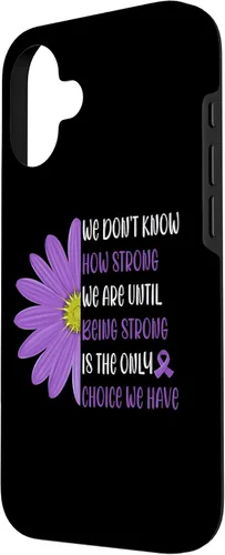 Vista 2 de iPhone 16 Pancreatic Cancer Awareness Month Pancreatic Cancer Warrior Case