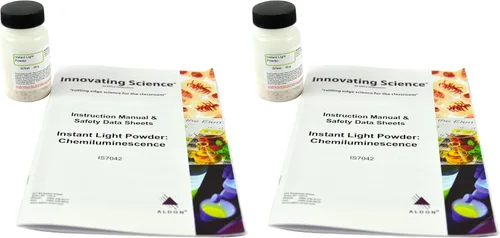 Vista 9 de Innovating Science, juego de demostración de luz instantánea de quimiluminiscencia en polvo