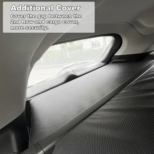 Vista 9 de para Toyota RAV4 2014-2018 Cubierta de Carga, (Aspecto de Fibra de Carbono) Cubierta de Carga para Toyota RAV4 2018 Accesorios 2017 2016 2015 2014