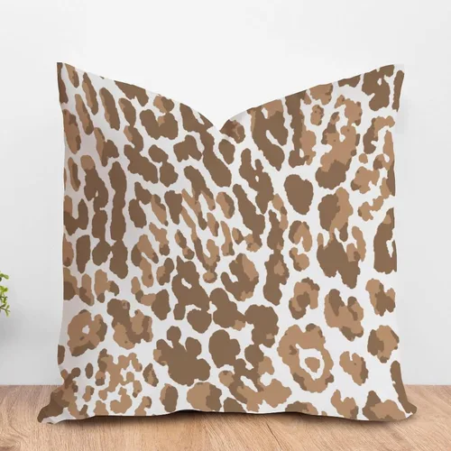 Vista 67 de ArogGeld Funda de almohada para sofá, guepardo y leopardo, estampado de leopardo, funda de cojín decorativa de granja para sala de estar