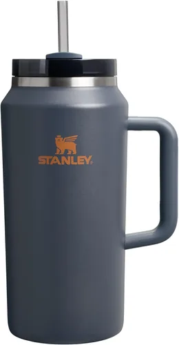 Vista 53 de STANLEY Quencher H2.0 Vaso Térmico con asa y pajilla, 64 onzas, tapa Flowstate de 3 posiciones, gran capacidad para viajes y deportes, vaso de acero
