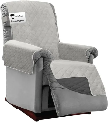 Vista 103 de Sofa Shield - Funda para sofá Loveseat con correa patentada, protector de cojín, funda reversible diseñada en EE. UU. resistente a manchas