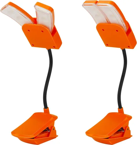 Vista 8 de BIGMONAT Luz recargable de lectura de libros, cuello flexible portátil, brillo ajustable con lectura de cuidado de los ojos, LED cálidos y blancos