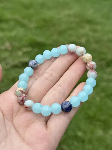 Vista 3 de LINGYUAN Pulseras de buena suerte para mujeres y hombres, inspiradoras de amor de la suerte, pulsera atractiva de sanación energética, pulsera