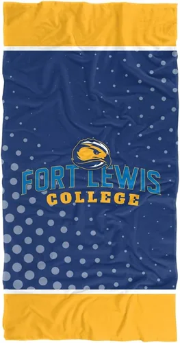 Vista 210 de LOGOVISION Manta Abilene Christian University, 30x60 Logo Dots CottonFront/PolyBackBeachTowel
