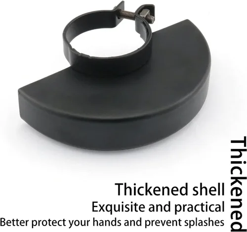 Vista 3 de 4.3 pulgadas negro ajustable metal 100 tipo amoladora angular escudo cubierta protectora rueda guardia de seguridad