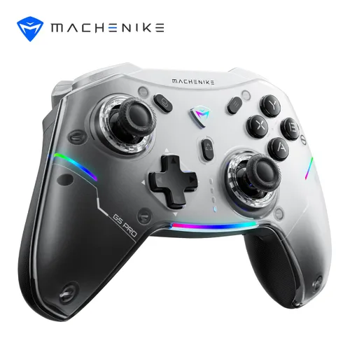 Vista 10 de Machenike G5Pro V2 1000HZ Wireless Gaming Controller for NS/PC/iOS/Android,Bluetooth 2.4G Wired PC Controller With Hot-Swappable Joystick,Optical