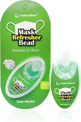 Vista 7 de Mascarilla refrescante de larga duración y fuerte fragancia refrescante, paquete de 2, con aceites esenciales naturales de hierbas y plantas