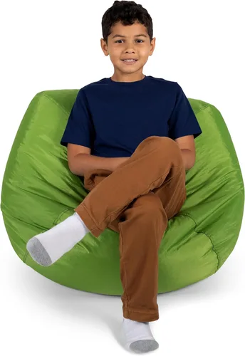 Vista 32 de Big Joe Avocado PlushiPals - Silla de puf súper suave para niños, ultra suave mezcla de poliéster y peluche, 2.5 pies recargable 2.5 feet