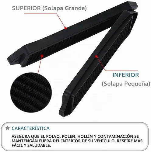 Vista 2 de Filtros de Cubierta de Aire Compatibles con BMW E chasis E82 E88 E90 E91 E92 E93 X1 335i 135i 328i Negro