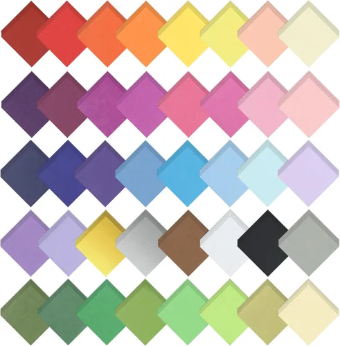 Vista 8 de Jyongmer 9000 hojas de papel de seda de colores de 1 pulgada - 30 papeles de seda surtidos para proyectos de arte Scrunch