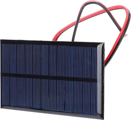 Vista 8 de 3 unids mini panel solar DC 6V polisilicio módulo cargador solar DIY sistema kits con cable de 11.8 in