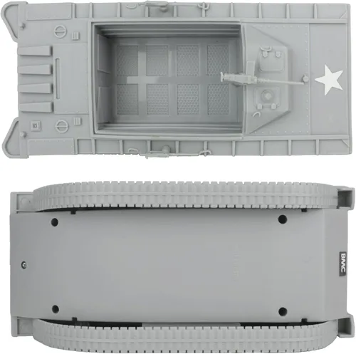 Vista 4 de BMC WW2 USMC Amtrac LVT - Vehículo anfibio 1:32 para hombres plásticos del ejército