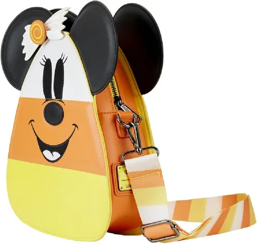 Vista 2 de Loungefly Mickey & Minnie Candy Corn Crossbody Purse