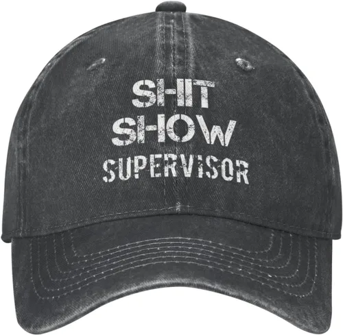 Vista 18 de Shit Show Supervisor Hat para mujer, gorra de béisbol vintage