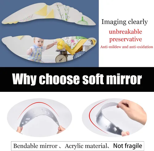 Vista 5 de 2 juegos de calcomanías de pared con espejo de labios, forma de beso 3D, acrílico, sin marco, creativas, murales autoadhesivos para dormitorio
