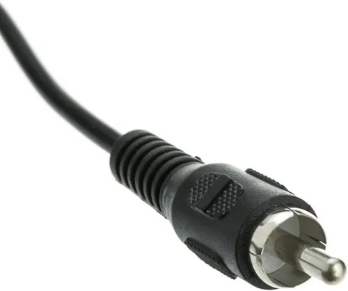 Vista 3 de CableWholesale Cable mono macho de 0.138 in a macho RCA, conector auxiliar de audio de 0.138 in en un extremo y conector de audio RCA en otro